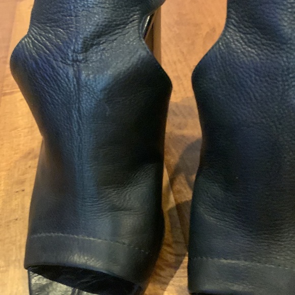 Vince Addie Leather Peep-Toe Bootie - Picture 5 of 8